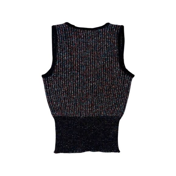 Vintage Hudson’s Bay 70’s Metallic Knit Tank - Picture 4 of 4